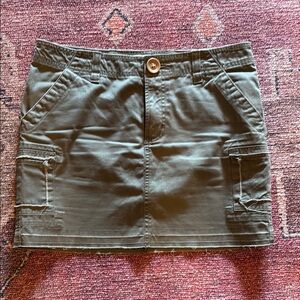 Old Navy Khaki Mini Cargo Skirt